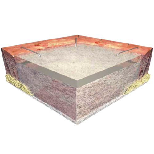 Día 1: Aplicación de la matriz de regeneración dérmica bicapa